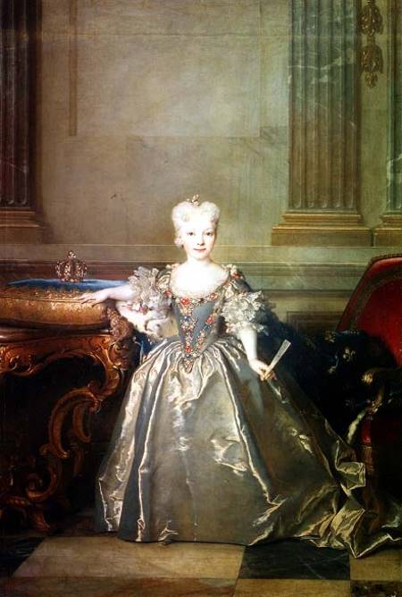 Infanta Maria Anna Victoria de Bourbon de Nicolas de Largilliere