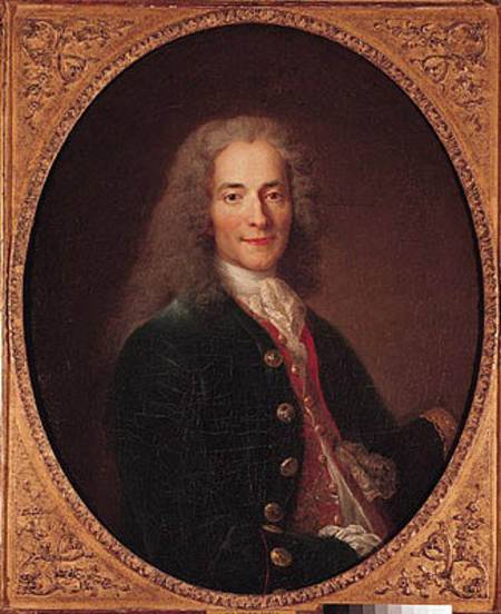 Portrait of Voltaire (1694-1778) de Nicolas de Largilliere