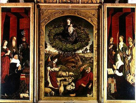 The Triptych of Moses and the Burning Bush de Nicolas Froment