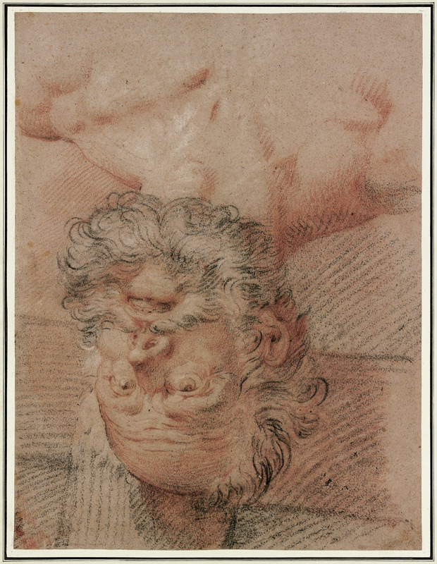 Kopf des Petrus aus Rubens Kreuzigung Petri de Nicolas Guibal