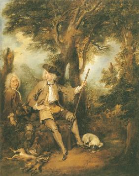 a huntsman and his servant