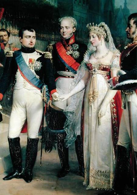 Napoleon Bonaparte (1769-1821) Receiving Queen Louisa of Prussia (1776-1810) at Tilsit, 6th July 180 de Nicolas Louis Francois Gosse