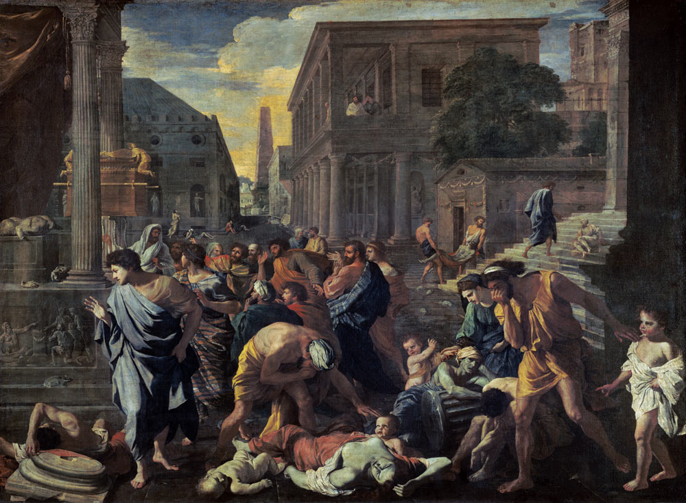 La plaga en Ashdod de Nicolas Poussin