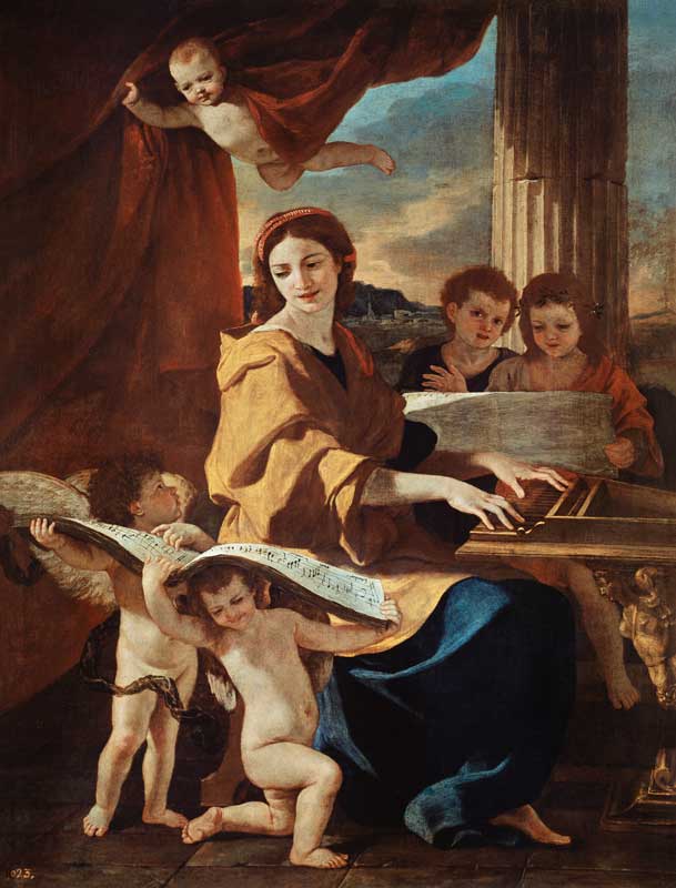 Sagrada Cäcilie de Nicolas Poussin