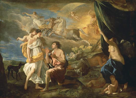 Diana y Endymion de Nicolas Poussin