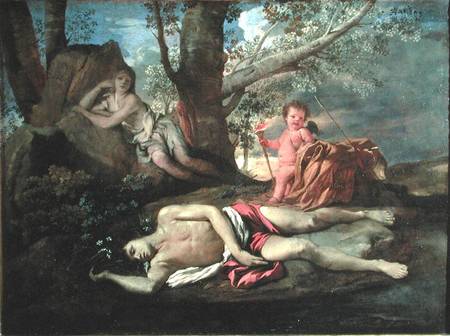 Echo and Narcissus de Nicolas Poussin