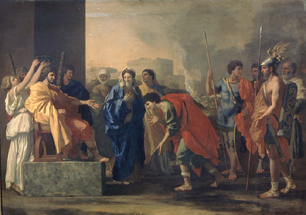 La generosidad de Scipio de Nicolas Poussin