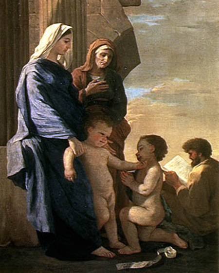 The Holy Family de Nicolas Poussin
