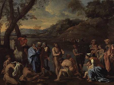 St. John Baptising the People de Nicolas Poussin
