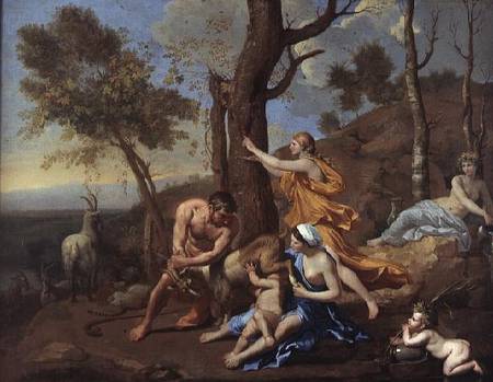 The Nurture of Jupiter de Nicolas Poussin