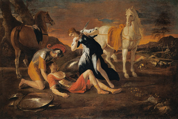 Tancred and Herminia de Nicolas Poussin