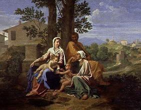 La familia Santa con Juan y San Eli