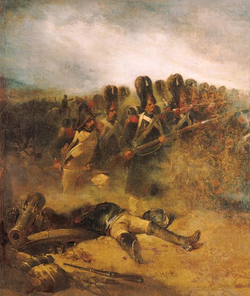 The Battle of Waterloo de Nicolas Toussaint Charlet