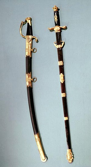 Commemorative sword given Napoleon Bonaparte for helping him with his successful coup d''etat at Sai de Nicolas Noel Boutet