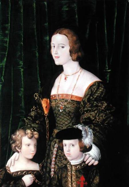 Joanna the Mad of Castille (1479-1555) and his sister de Nicolaus Alexander Mair von Landshut