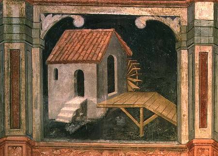 Watermill, from 'The Working World' cycle after Giotto de Nicolo & Stefano da Ferrara Miretto