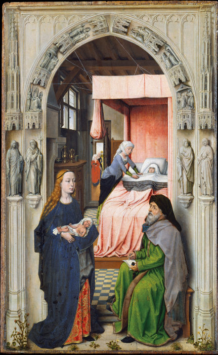 Nativity and Naming of St. John the Baptist de Niederländischer Meister um 1510