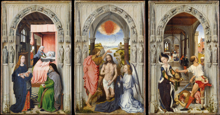 St. John Altarpiece (after Rogier van der Weyden) de Niederländischer Meister um 1510