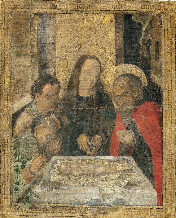 The Adoration of the Shepherds de Niederländischer Meister vom Ende des 15. Jahrhunderts