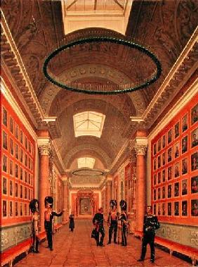 The War Gallery of the Winter Palace in St. Petersburg