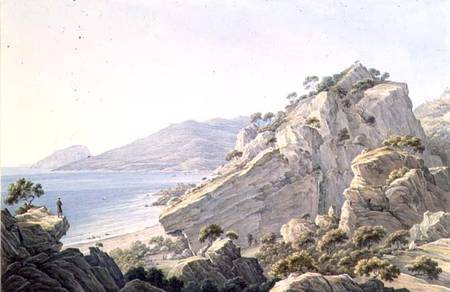 View of the Crimean coast near Oreanda de Nikanor Grigor'evich Chernetsov