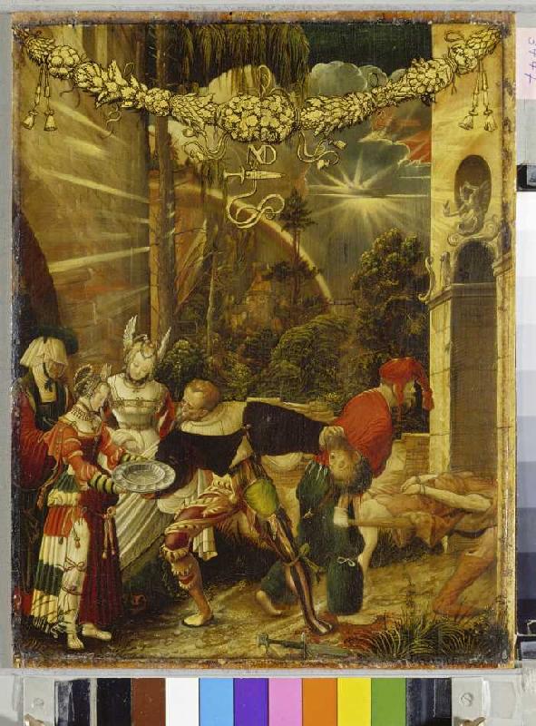 The decapitation of Johannes of the Täufers. de Niklaus Manuel Deutsch