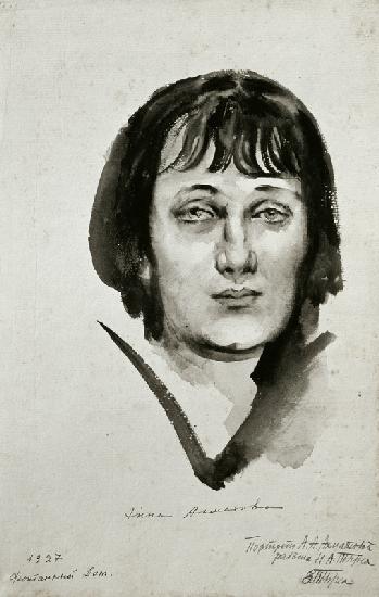 Portrait of Anna Akhmatova (1889-1966)