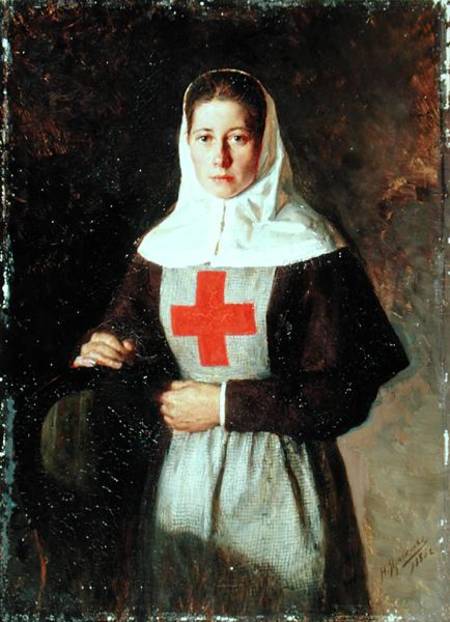 A Nurse de Nikolai Aleksandrovich Yaroshenko