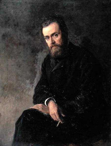 Portrait of Gleb I. Uspensky (1843-1902) de Nikolai Aleksandrovich Yaroshenko