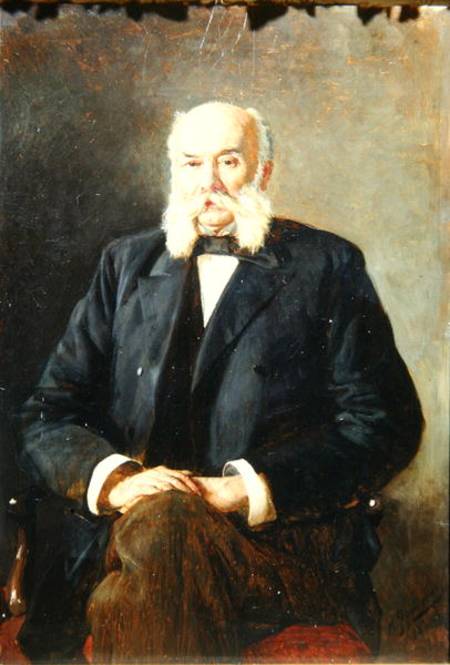 Portrait of Ivan Gontcharov de Nikolai Aleksandrovich Yaroshenko