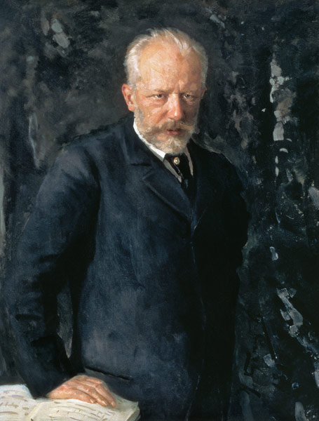 Portrait of Piotr Ilyich Tchaikovsky (1840-93), Russian composer de Nikolai Dmitrievich Kuznetsov