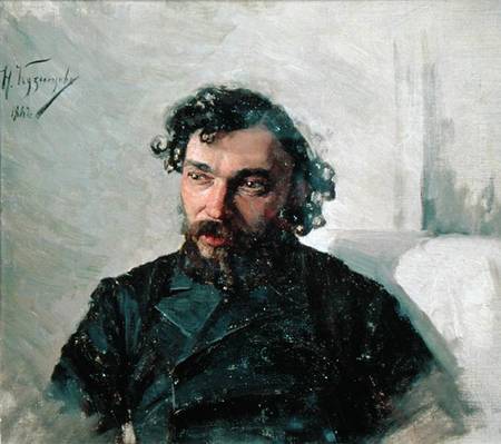 Portrait of Ivan Pochitonov (1850-1923) de Nikolai Dmitrievich Kuznetsov