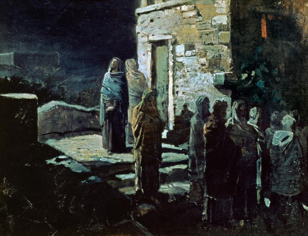 Christ after the Last Supper in Gethsemane de Nikolai Gay