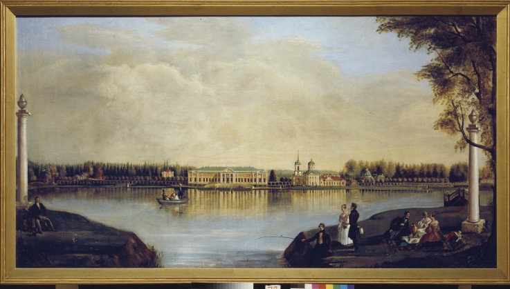 View of the Kuskovo Palace de Nikolai Iwanowitsch Podkljutschnikow