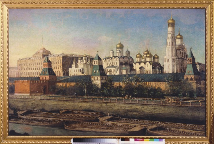 View of the Moscow Kremlin de Nikolai Iwanowitsch Podkljutschnikow
