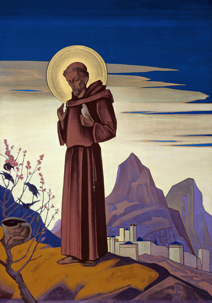 Saint Francis de Nikolai Konstantinow. Roerich