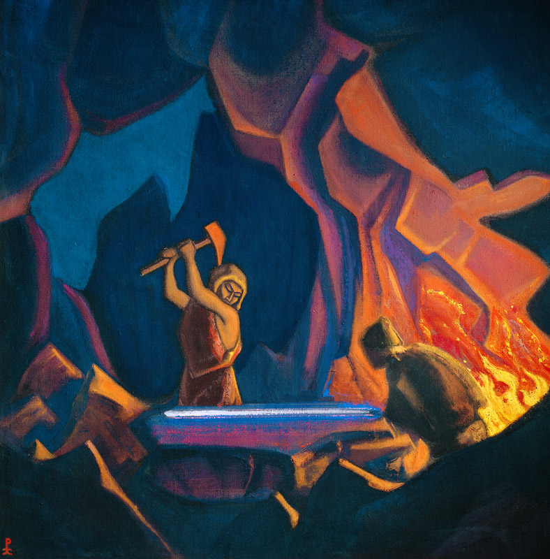 Nibelungs. Forging the Sword de Nikolai Konstantinow. Roerich