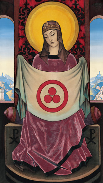 Madonna Oriflamma de Nikolai Konstantinow. Roerich
