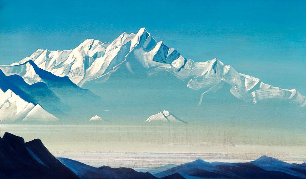 Mount of Five Treasures (Two Worlds) de Nikolai Konstantinow. Roerich
