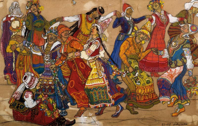 Szene aus Peer Gynt de Nikolai Konstantinow. Roerich