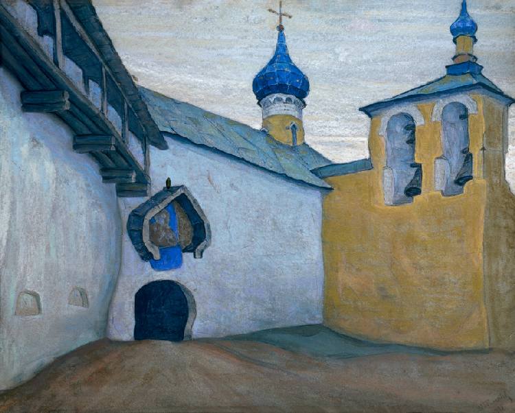 Das Pskowo-Petschory-Kloster de Nikolai Konstantinow. Roerich
