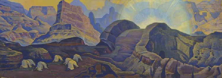 Das Wunder (aus der Serie Messias) de Nikolai Konstantinow. Roerich