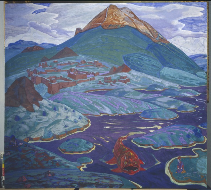 Fantastic Landscape de Nikolai Konstantinow. Roerich