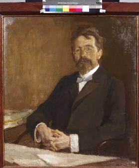 Portrait of the author Anton Chekhov (1860-1904)