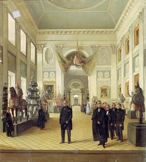 Interior of the Armoury Chamber in the Kremlin de Nikolai Alexeyevich Burdin