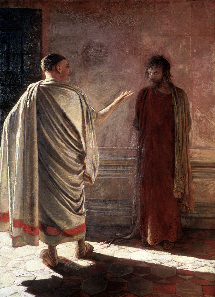 What is Truth? Christ Before Pilate de Nikolai Nikolajewitsch Ge