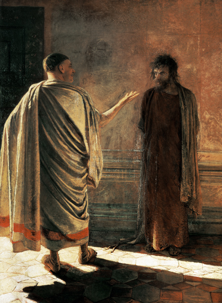 What is Truth? (Christ and Pilate) de Nikolai Nikolajewitsch Ge
