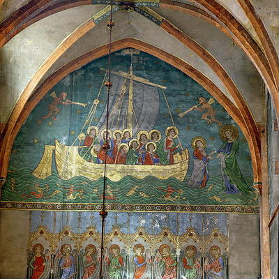 Peter's Ship: Storm on Lake Tiberias, after Giotto's 'Naviglia' (wall painting) see:106074 for detai de 