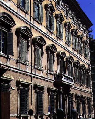 View of the facade, designed by Paolo Marucelli and based on a design by Cigoli (1559-1613) 1637-42 de 