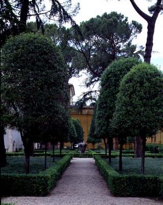 View of the garden, detail of the parterre, designed by Giorgio Vasari (1511-74) Giacomo Vignola (15 de 